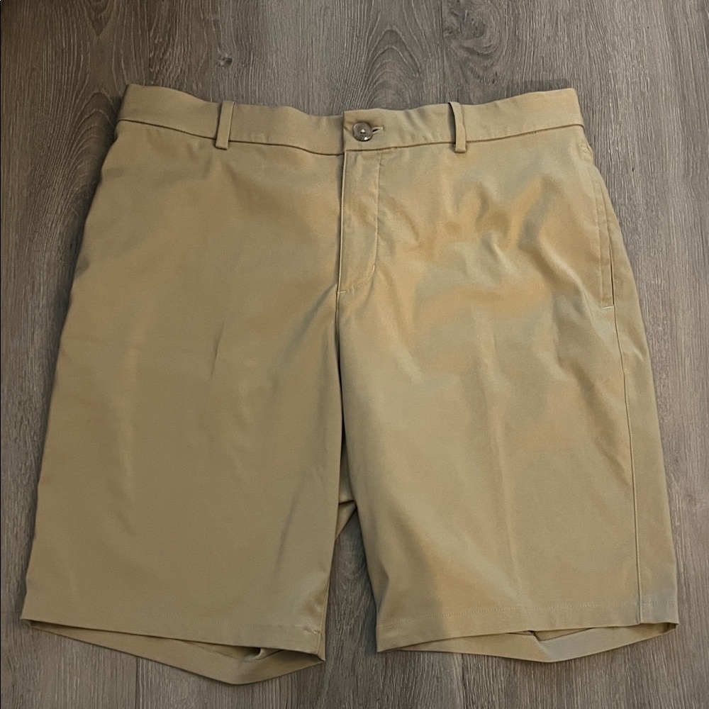 Nike Men's Khaki Flat Front Shorts